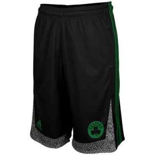 adidas Boston Celtics Static Basketball Shorts   Black