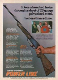 1977 POWER LINE AD 880 BB GUN RIFLE