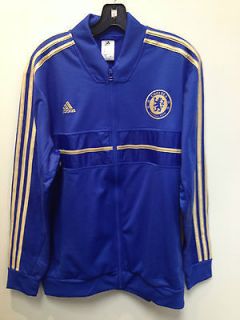 adidas Chelsea CFC Anthem Jacket New Authentic Blue/Gold 2012/13