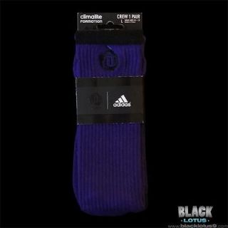 NEW RARE Adidas Climalite Formotion Basketball Crew Socks Derrick Rose