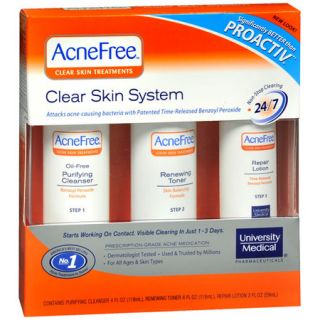 AcneFree 24 Hour Acne Clearing System Clear Skin NIP   USA