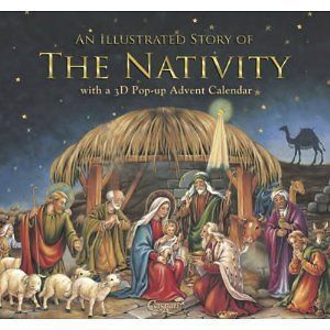 Pop Up Advent Calendar Gift Book The Nativity