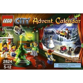 Advent Calendar Annual Edition Lego CITY Year 2010 #2824 271pcs Santa