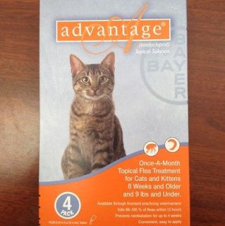 Newly listed Advantage Flea Control For Cats 9lbs And Under 4pk