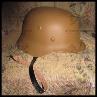 Afrika Korp M35 German World War Two Helmet, Large Size. WW2   WWII