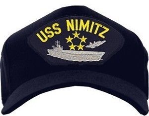USS NIMITZ CVN 68 USA MILITARY NAVY STARS HAT CAP