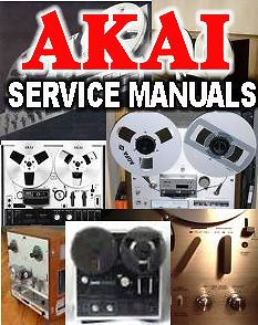AKAI Service / Repair (w/ schematics) Manual 4000Db Booklet