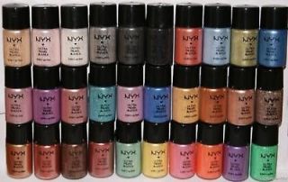 12 NYX Loose Eyeshadow Pearl Pigment or Glitter Powder