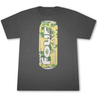 Four Loko Can Lemon Lime Gray Graphic T Shirt