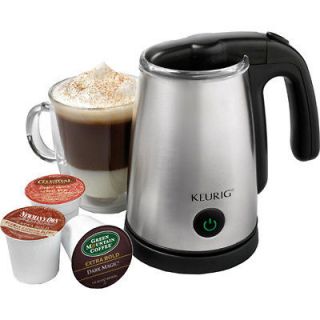 Keurig Cafe One Touch Milk Frother Electric Coffee Heats Steamer