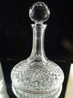 WATERFORD CRYSTAL GORGEOUS ALANA SHIPS DECANTER PRISTINE MINT