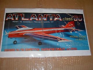 RcAiir Atlanta 60 Pattern RC Airplane Kit New In Box Short Kit.