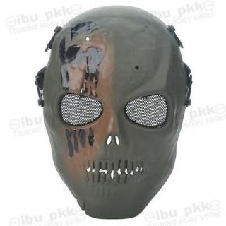 War Game Military Tactical Face Shield Mask   Paintball Airsoft Gear