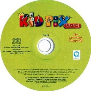 Kid Pix Deluxe 4 (Sleeved)   NEW PC WINDOWS CD ROM