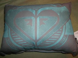Roxy Huntress Teal & Grey Decrotive Bed Pillow Surfing Girls 15 x 12