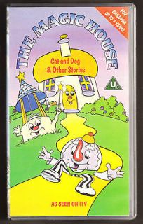 THE MAGIC HOUSE   CAT AND DOG + OTHERS   VHS PAL (UK) VIDEO