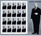 Alfred Hitchcock Legends of Hollywood Full Mint Sheet 20 Stamps
