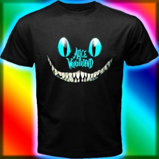 New Cheshire Smile Cat T shirt Alice Adventure In Wonderland Movie T