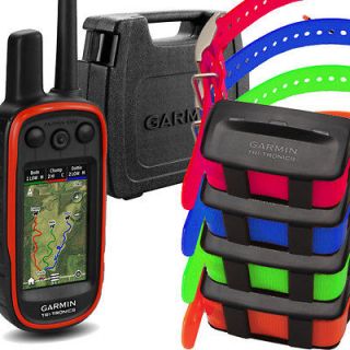 GARMIN Alpha 100 Dog Tracking GPS Bundle + 4x TT10 Colored Collars