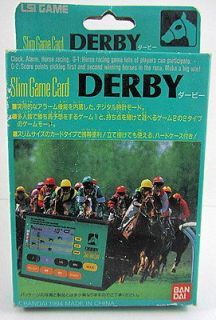 Derby Electronic Horse Racing Slim Game Alarm Clock – Vintage Bandai