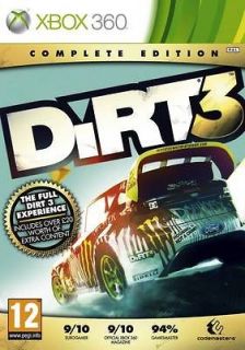 DIRT 3 COMPLETE EDITION XBOX 360 2012 VIDEO GAME REGION FREE