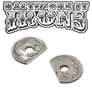 Baltimore Street Irons   Buffalo Nickel Coin Spring Deck Washer Tattoo