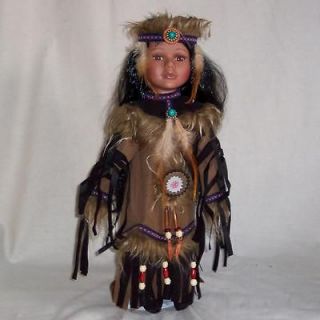Cathay Porcelain Native American Doll Gaby