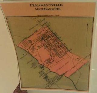 1877 Pleasantville Alum Bank Pa Bedford County Color Beers Atlas Map