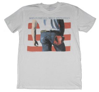 Trunk Clothing Bruce Springsteen Mens T Shirt, Vintage, Born In The