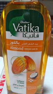 Dabur 300ml Vatika Almond Hair Oil w/ Coconut Sesame XXL USA SELLER