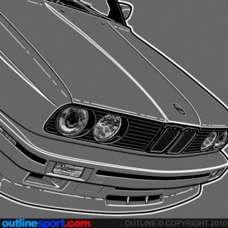 BMW E30 T SHIRT   see M3, ALPINA, TURBO, EURO, 325i, M5