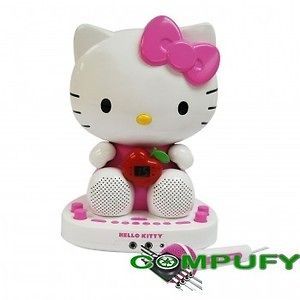 Hello Kitty Cdg Karaoke System With Built In Video Camera