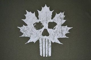 Canada skull leaf military army soldier Canadian tactical forces mens