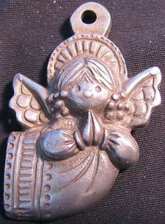 PEWTER ANGEL PENDANT MARKED HP