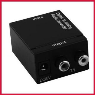 Digital to Analog Audio Converter COAX OPTICAL TOSLINK