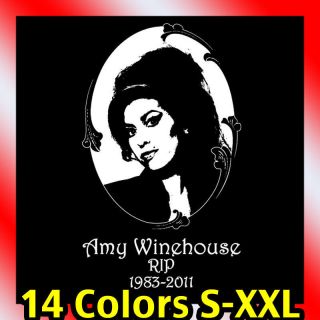new Amy Winehouse RIP t shirt tribute tee back to rehab
