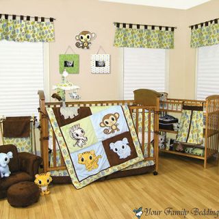 Monkey Animal Baby Boy Kid Toddler For Crib Nursery Blanket Theme
