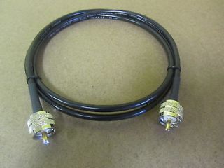 LMR 240 CB RF Antenna Coax Cable PL 259 Ham, 1 Ft.