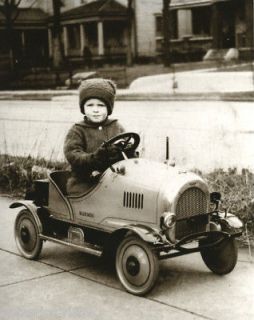 Vintage Marmon Pedal Car Antique Metal Toy Car GREAT