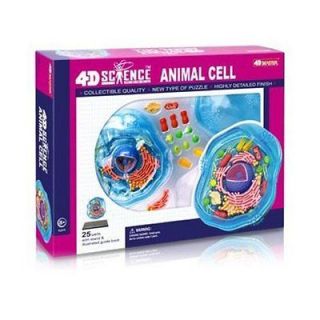 4D Science Model Animal Cell 3D CutAway Puzzle Toy