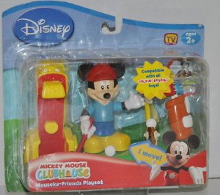 NEW CLUBHOUSE MICKEY MOUSE TALKIN BOBBIN PLAYSET GOLF