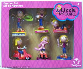 Disney Lizzie McGuire 6 Figures Toy Party Favor Cake Toppers Playset
