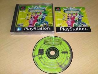 POWER RANGERS TIME FORCE Sony PS1 Game (VGC COMPLETE)Kids TV Show