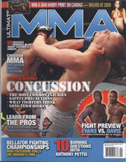 ULTIMATE MMA MAGAZINE CONCUSSION ANTHONY PETTTIS BELLATOR FIGHTING
