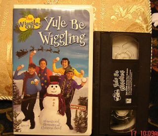 The Wiggles YULE BE WIGGLING Christmas Sing Along Vhs Video Clamshell