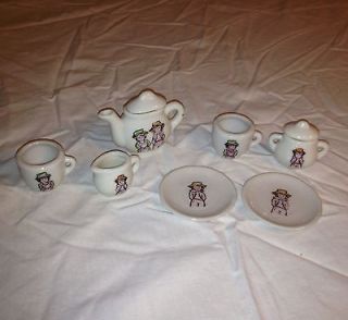 Vintage   Mini Doll Tea Cup Set   Made In Japan   Porcelain Hand