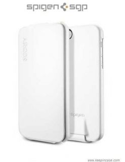 SPIGEN SGP Leather Case Argos series for new iPhone 5 White