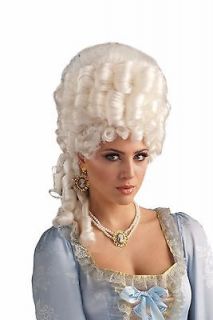 Adult Womens Marie Antoinette Colonial Wig Costume Accessory Queen