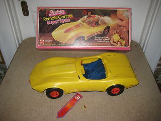Barbie Super Vette Car 1979 CORVETTE for Parts/Repair w/ Original Box