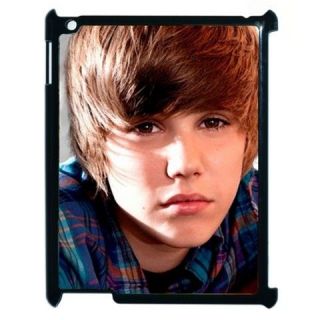 New Justin Bieber Love Apple iPad 2 Hard Case Cover Shell Casing Black
